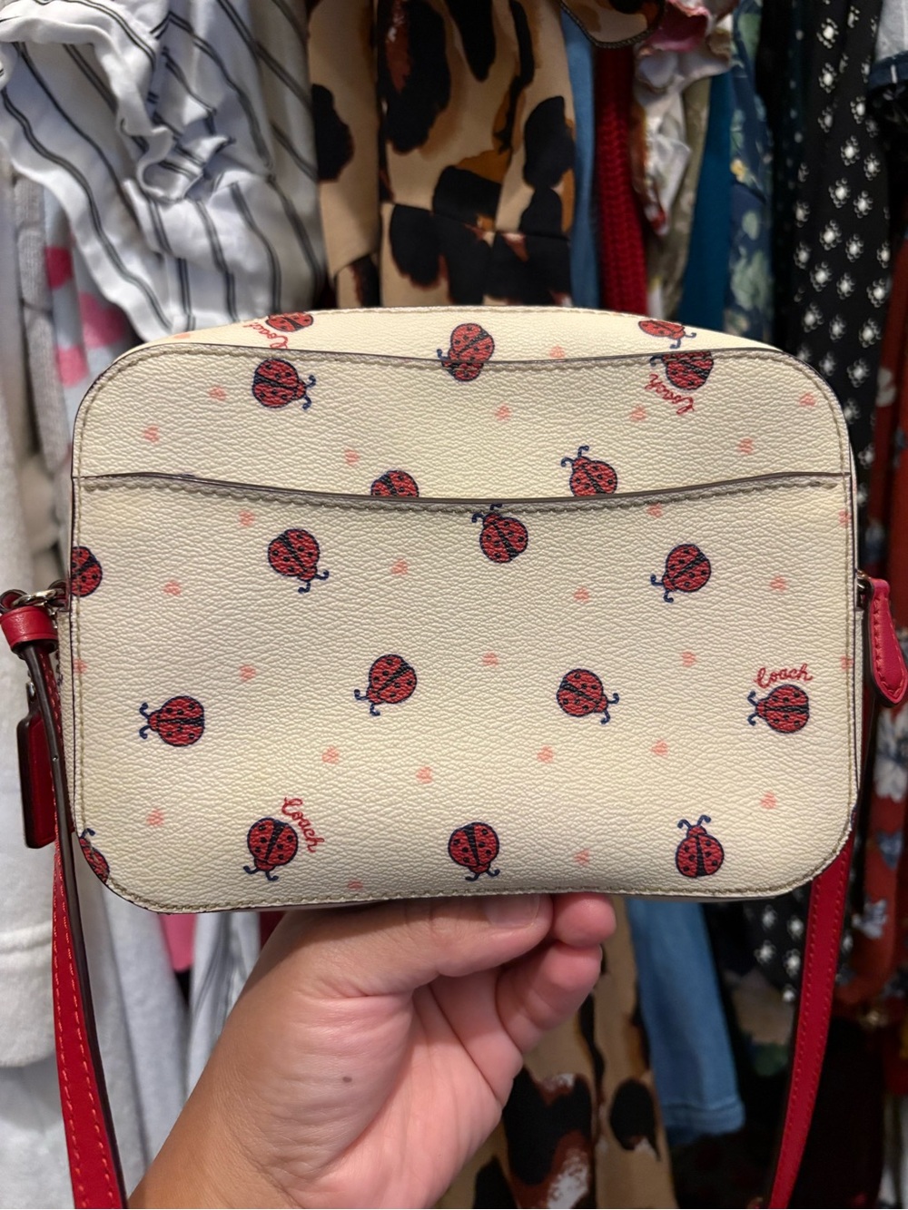 Coach | Mini Camera Bag | Lady Bug Print - Picture 7 of 13